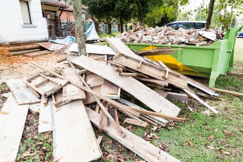 Professional garage clearance team at work in Ilford